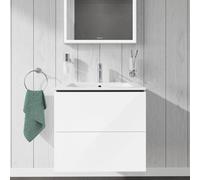 Duravit L-Cube Meuble sous-vasque, 2 tiroirs, LC624002222,