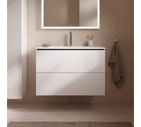 Duravit L-Cube Meuble sous-vasque, 2 tiroirs, LC624101818,