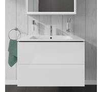 Duravit L-Cube Meuble sous-vasque, 2 tiroirs, LC624102222,