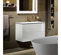 Duravit L-Cube Meuble sous-vasque, 2 tiroirs, LC624108585,