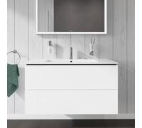 Duravit Bâti support lavabo suspendu L-Cube LC624202222 2 tiroirs 1020x550x481 Décor blanc brillant