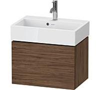 Duravit L-Cube meuble sous-vasque LC611902121 58,4x39,1x39,4cm, 2000 coulissant, mural, noyer foncé