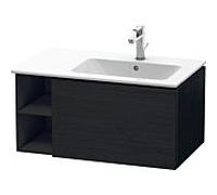 Duravit L-Cube meuble sous vasque LC619201616 82x48,1x40cm, 2000 coulissant, vasque à droite, chêne noir