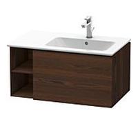 Duravit L-Cube meuble sous vasque LC619206969 82x48,1x40cm, 2000 coulissant, vasque à droite, noyer brossé