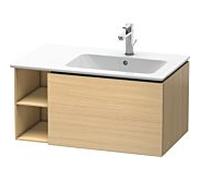 Duravit Meuble sous-vasque L-Cube LC619207171 – 1 tiroir, vasque à droite, chêne méditerranéen