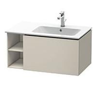 Duravit L-Cube meuble sous vasque LC619209191 82x48,1x40cm, 2000 coulissant, vasque à droite, taupe mat