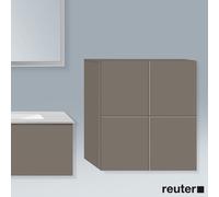 Duravit Armoire mi-haute L-Cube LC117709090 2 portes 700×363×800 mm Flanelle gris satiné