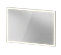 Duravit L-Cube Miroirs avec éclairage, angulaires, 1000x700x67mm, blanc aluminium mat, LC7382018180100, Exécution: avec miroir chauffant