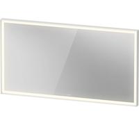 Duravit L-Cube Miroirs avec éclairage, angulaires, 1300x700x67mm, blanc aluminium mat, LC7388018180100