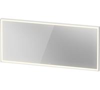 Duravit L-Cube Miroirs avec éclairage, angulaires, 1600x700x67mm, blanc aluminium mat, LC7385018180100, Exécution: avec miroir chauffant