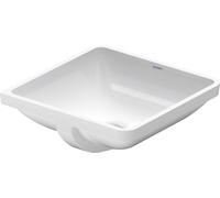 Duravit Starck 3 lavabo 43x43 cm carrée sous plan blanc brillant 0305430000