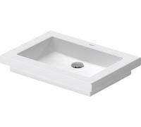 Duravit lavabo du haut 2e étage 58cm, lavabo intérieur, blanc, 0317580000, Couleur: Blanc