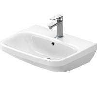 Duravit lavabo DuraStyle 55cm avec trop-plein, avec plage de robinetterie, 1 trou pour robinetterie, 2319550000, Couleur: Blanc