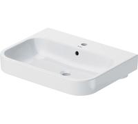 Duravit Happy D.2 Meuble pour lavabo 2318650000 65 x 50,5 cm, blanc, 1 trou pour robinet