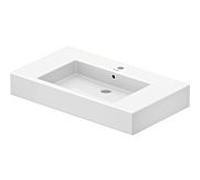 Duravit Lavabo pour meuble Vero 85×49 cm rectangulaire 1 trou trop-plein Blanc 0329850000