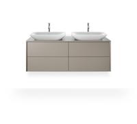 Duravit lavabo sur le dessus Viu 235860, 600 mm, rectifié, sans trou de coulée sans trop-plein, sans trou de coulée établi, 2358600000, Couleur: Blanc
