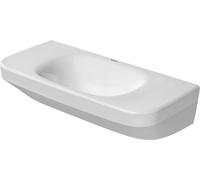 Duravit lave-mains DuraStyle 50cm sans trop-plein, avec plage de robinetterie, sans trou pour robinetterie, 0713500000, Couleur: Blanc