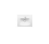 Duravit lave-mains pour meubles Viu 234453, 530 mm, avec trop-plein, avec table de robinetterie, 1 trou de robinet, 2344530000, Couleur: Blanc