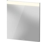 Duravit lumière et miroirs Best Miroirs avec éclairage LED, champ lumineux en haut, miroir chauffant, hauteur 700mm, blanc mat, LM7855D00000000, Longueur: 600mm