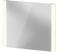 Duravit lumière et miroirs Better Miroirs avec éclairage LED, interrupteur à capteur, champs lumineux latéraux, hauteur 700mm, blanc mat, LM7876000000000, Longueur: 800mm