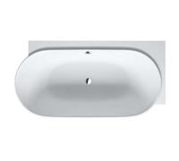 Duravit Luv - Baignoire 185x95 cm, droite, DuraSolid, blanc 700432000000000