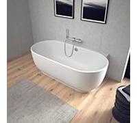 Duravit Luv - Baignoire îlot, 180x95 cm, DuraSolid, blanc 700433000000000