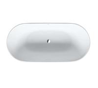 Duravit Baignoire autoportante Luv ovale 160×75 cm blanc mat 2 dossiers 700461000000000