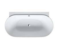 Duravit Luv - Baignoire îlot, 180x95 cm, DuraSolid, blanc 700433000000000