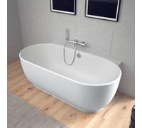 Duravit Luv Baignoire semi-îlot, avec tablier, 700433000000000,