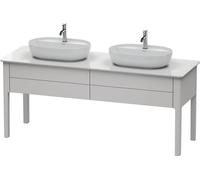 Duravit Luv bâti-support pour lavabo à poser, 1733 x 570 mm, 2 tiroirs, LU9562B3939