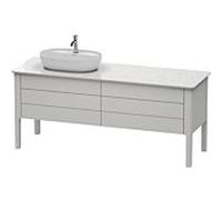 Duravit Luv Duravit LU9568L3939 178,3x57cm, gauche, satin blanc nordique, 2 tiroirs, 2 tiroirs, debout