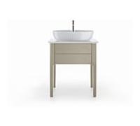 Duravit Meuble bas Luv LU956006060 1 tiroir Taupe soie mat 68,8 x 45 x 74,3 cm