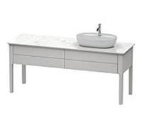 Duravit Luv Duravit LU9563R3939 178,3x57cm, droite, satin blanc nordique, 2 tiroirs, debout