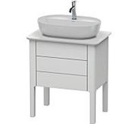 Duravit Luv Duravit LU956503636 68,8x45x74,3cm, blanc satiné, 1 tiroir, 1 tiroir, debout