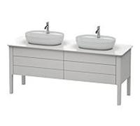 Duravit Luv Meuble-lavabo LU9567B3939 178,3x57x74,3cm, satin blanc nordique, 2 tiroirs, 2 tiroirs, debout