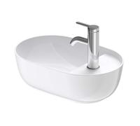 Duravit Luv - Lave-mains 42x27 cm, avec un trou variable, DuraCeram, blanc alpin 0381420000