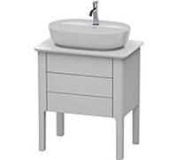 Duravit Luv Meuble-lavabo LU956503939 68,8x45x74,3cm, Blanc nordique satiné, 1 tiroir, 1 tiroir, debout