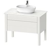 Duravit Luv meuble LU956903939 93.8x57x74.3cm, 2000 tiroir, 2000 gigogne, debout, Nordic Weiß Seidenmatt