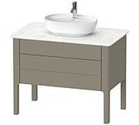Duravit Luv meuble LU956909292 93.8x57x74.3cm, 2000 tiroir, 2000 gigogne, debout, pierre grise satinée