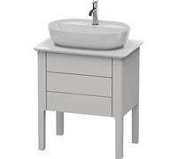 Duravit Luv Meuble sous-lavabo à poser LU9565, 1 tiroir, 1 coulissant, largeur 638mm, LU956503939