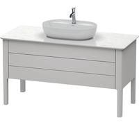 Duravit Luv Meuble sous-lavabo à poser LU9566, 1338 x 570 mm, 1 tiroir, 1 tablette coulissante, LU956603939