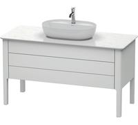 Duravit Luv Meuble sous-lavabo à poser LU9566, 1338 x 570 mm, 1 tiroir, 1 tablette coulissante, LU956603636