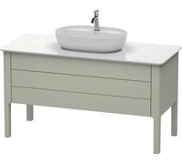Duravit Luv Meuble sous-lavabo à poser LU9566, 1338 x 570 mm, 1 tiroir, 1 tablette coulissante, LU956606060