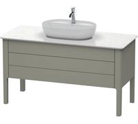 Duravit Luv Meuble sous-lavabo à poser LU9566, 1338 x 570 mm, 1 tiroir, 1 tablette coulissante, LU956609292