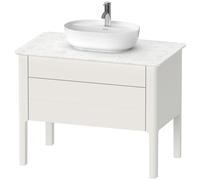Duravit Luv armoire 93.8x57x74.3 cm sous-lavabo sur pied blanc LU956903939