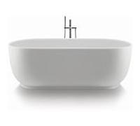 Duravit Baignoire autoportante Luv ovale 160×75 cm blanc mat 2 dossiers 700461000000000