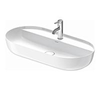 Duravit Luv poser 03808000001 blanc wondergliss, 80x40cm, sol, avec trou pour robinetterie