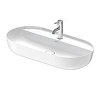 Duravit Luv - Vasque, 80x40 cm, sans trop-plein, avec trou pour robinetterie, WonderGliss, blanc / blanc satin mat 03808026001