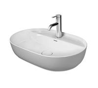 Duravit Luv - Vasque 60x40 cm, avec un trou pour robinet, DuraCeram, avec WonderGliss, blanc alpin 03806000001