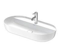 Duravit Luv - Vasque, 80x40 cm, sans trop-plein, avec trou pour robinetterie, WonderGliss, blanc / blanc satin mat 03808026001